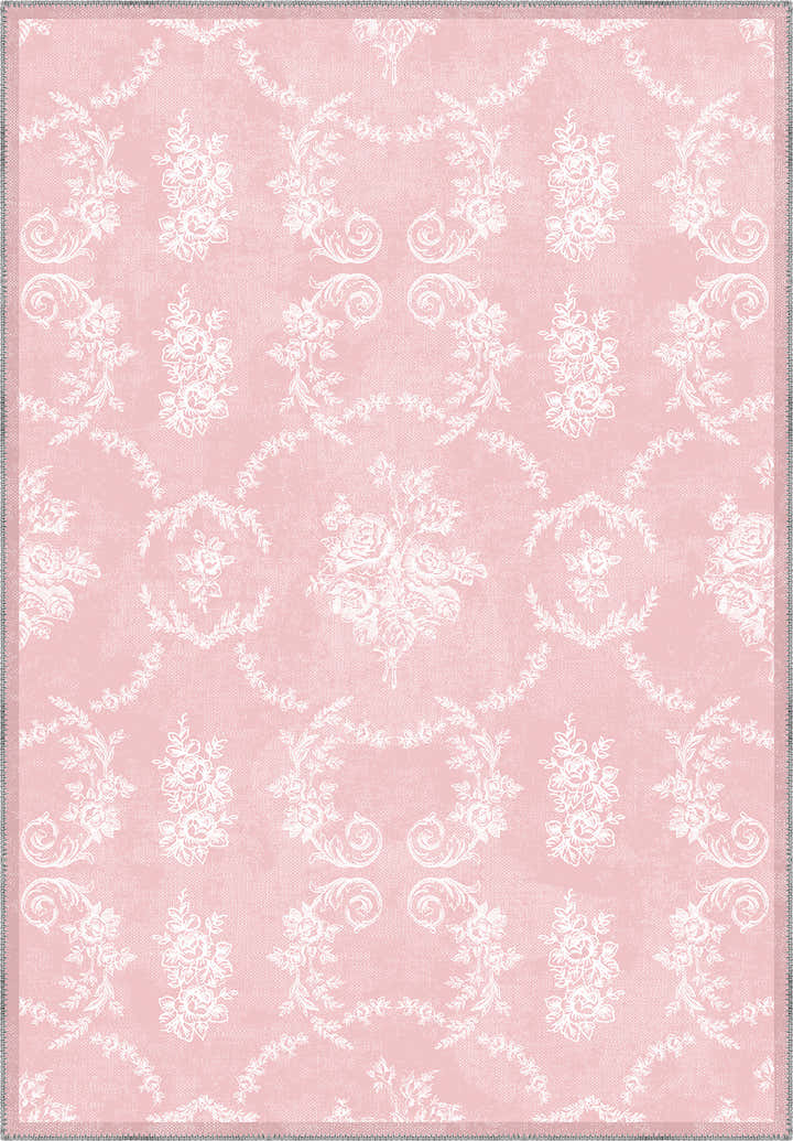 Colette Pink French Country Rug