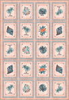 Coral rug for beach homes.