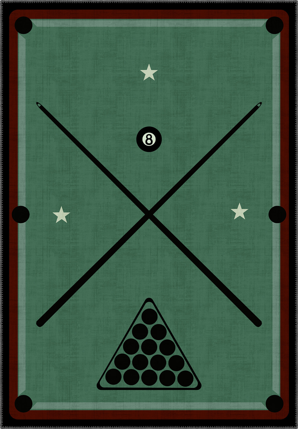 Orion 8 Ball Rug