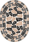 Calanthe Black Washable Rug