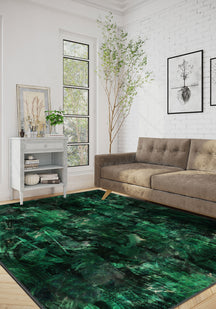 Malachite rug for living room.