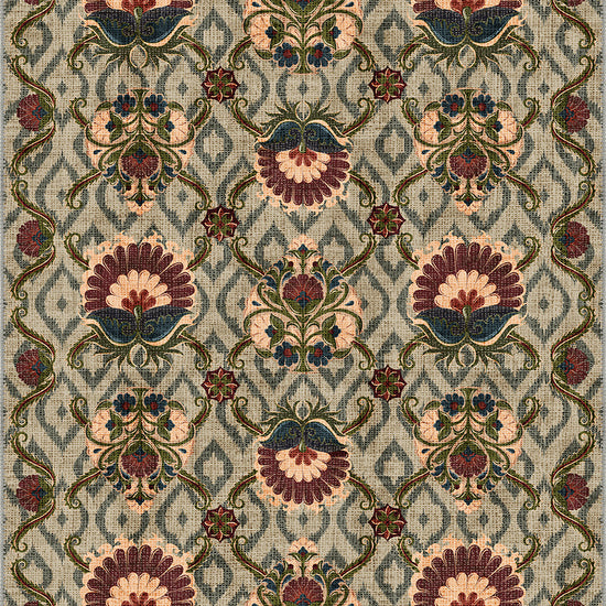 Floral Turkish rug