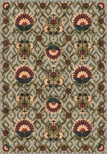 Floral Turkish rug