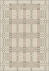 Geometric beige rug for living room, dining room and bedroom.
