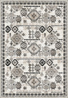 Black and white Turkish Kilim Rug