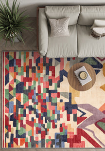 Tivon Colorful Moroccan Rug