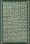 Zafira Green Leopard Rug