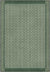 Zafira Green Leopard Rug