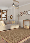 Zafira Beige Leopard Rug