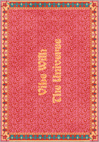 Vibe With The Universe Pink Leopard Rug