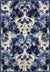Elaris Blue Floral Ikat Rug