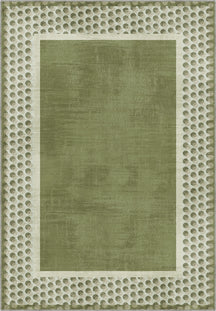 Perrin Sage Green Polka Dot Rug