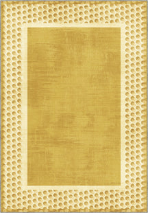 Perrin Yellow Polka Dot Rug