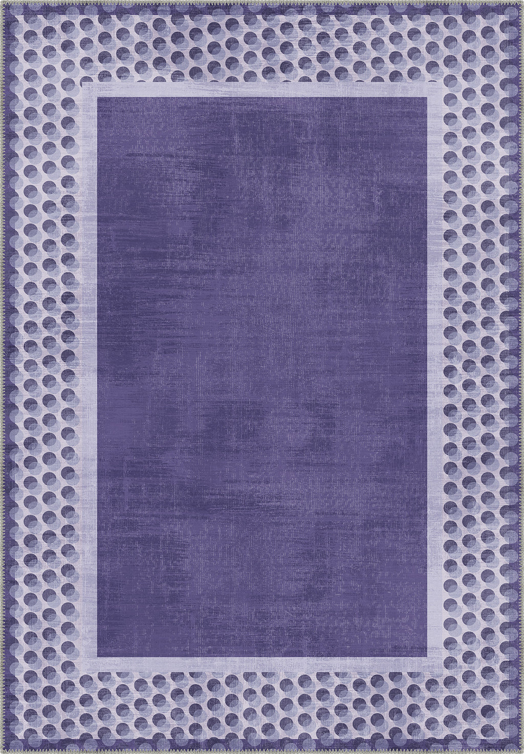 Perrin Lavender Polka Dot Rug