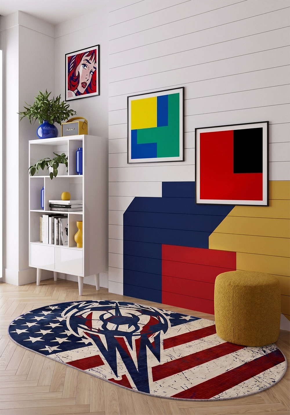 Victory USA Soccer Rug