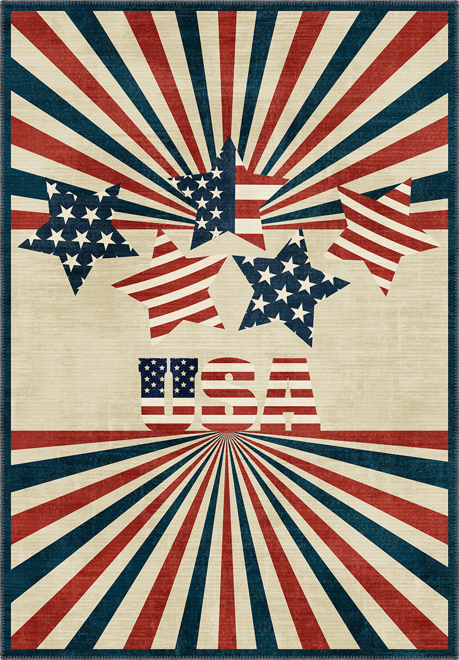 Betsy Retro USA Rug