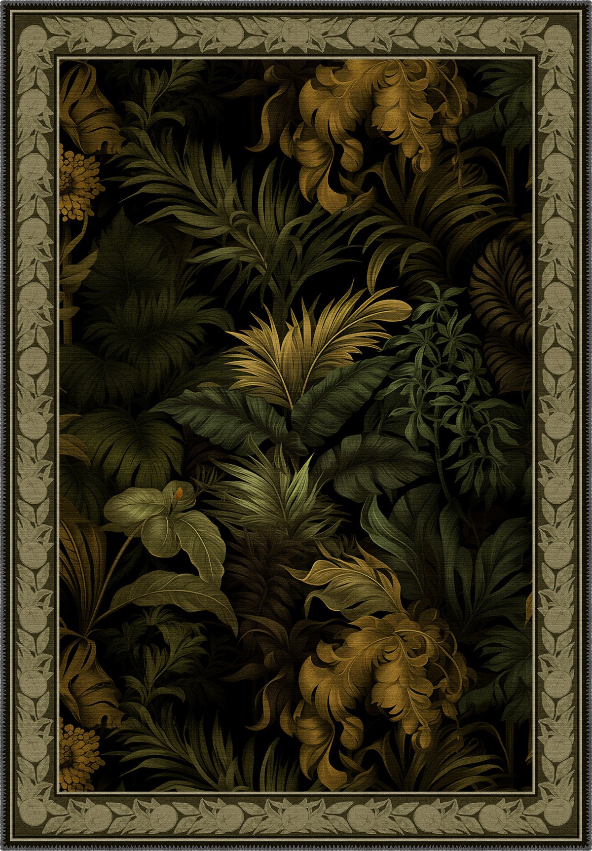 Alaric Floral Green Rug