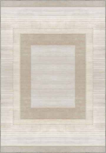 Mila Bordered Cream Rug
