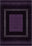 Mila Bordered Purple Washable Rug
