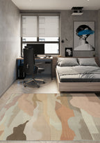Hazel Cream Beige Washable Rug