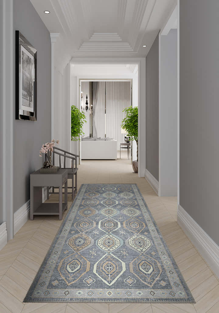 Qashqai Gray Nomadic Rug