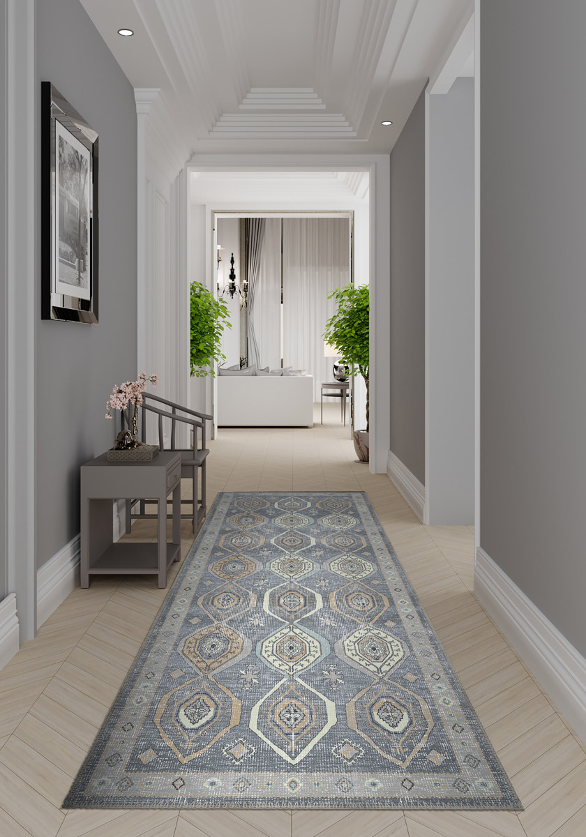 Qashqai Gray Nomadic Rug