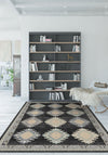 Taos Charcoal Navajo Inspired Rug