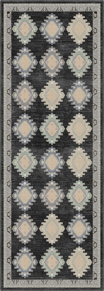Taos Charcoal Navajo Inspired Rug