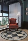 Taos Charcoal Navajo Inspired Rug