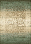 Eliana Green Damask Rug