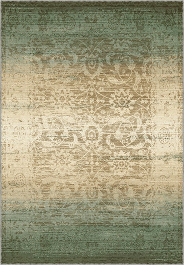 Eliana Green Damask Rug