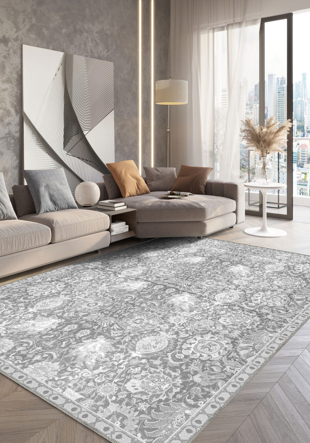 Artemis Vintage Grey Rug