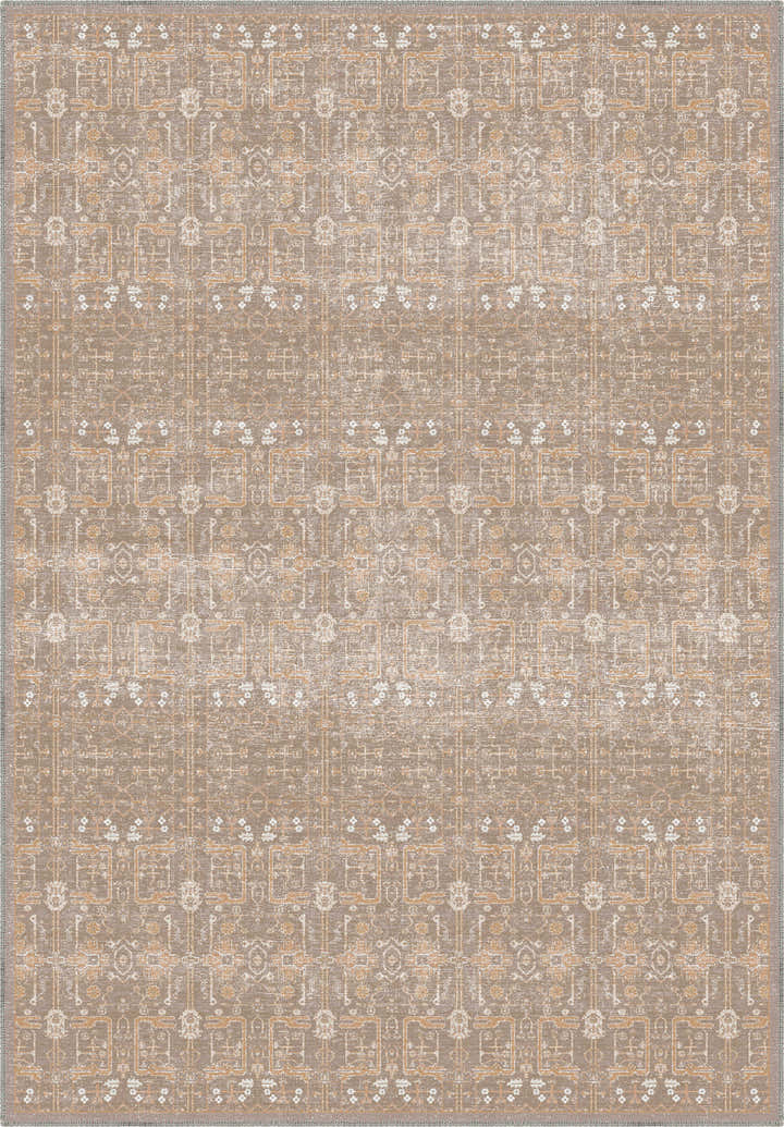 Gaia Washable Beige Rug