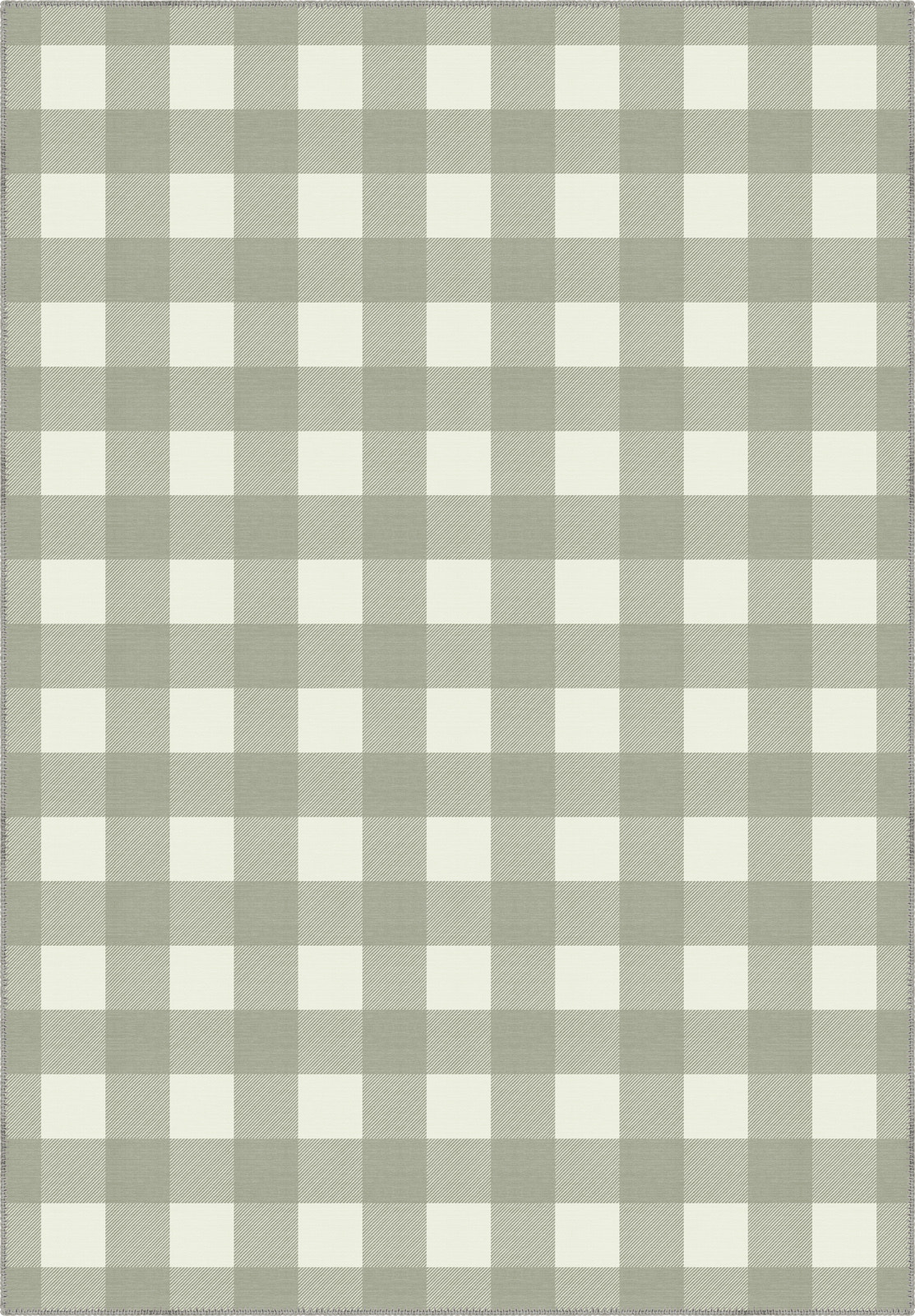 Jove Checkered Sage Green Rug