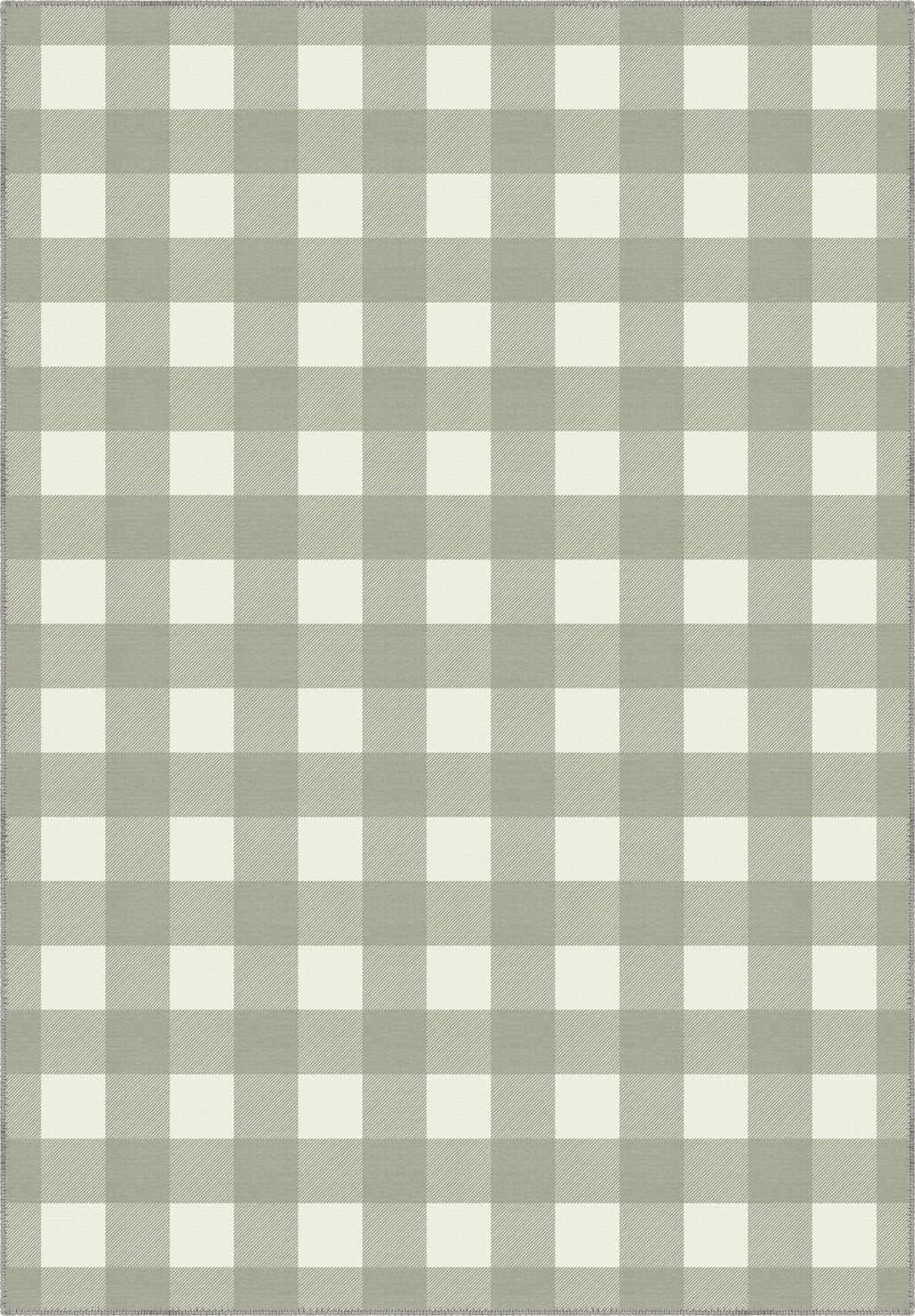 Jove Checkered Sage Green Rug