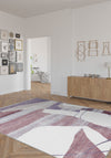 Dax Pink Art Deco Rug