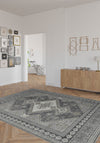Magnus Medallion Grey Rug