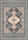 Magnus Medallion Washable Rug