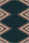 Cadmus Geometric Teal Rug