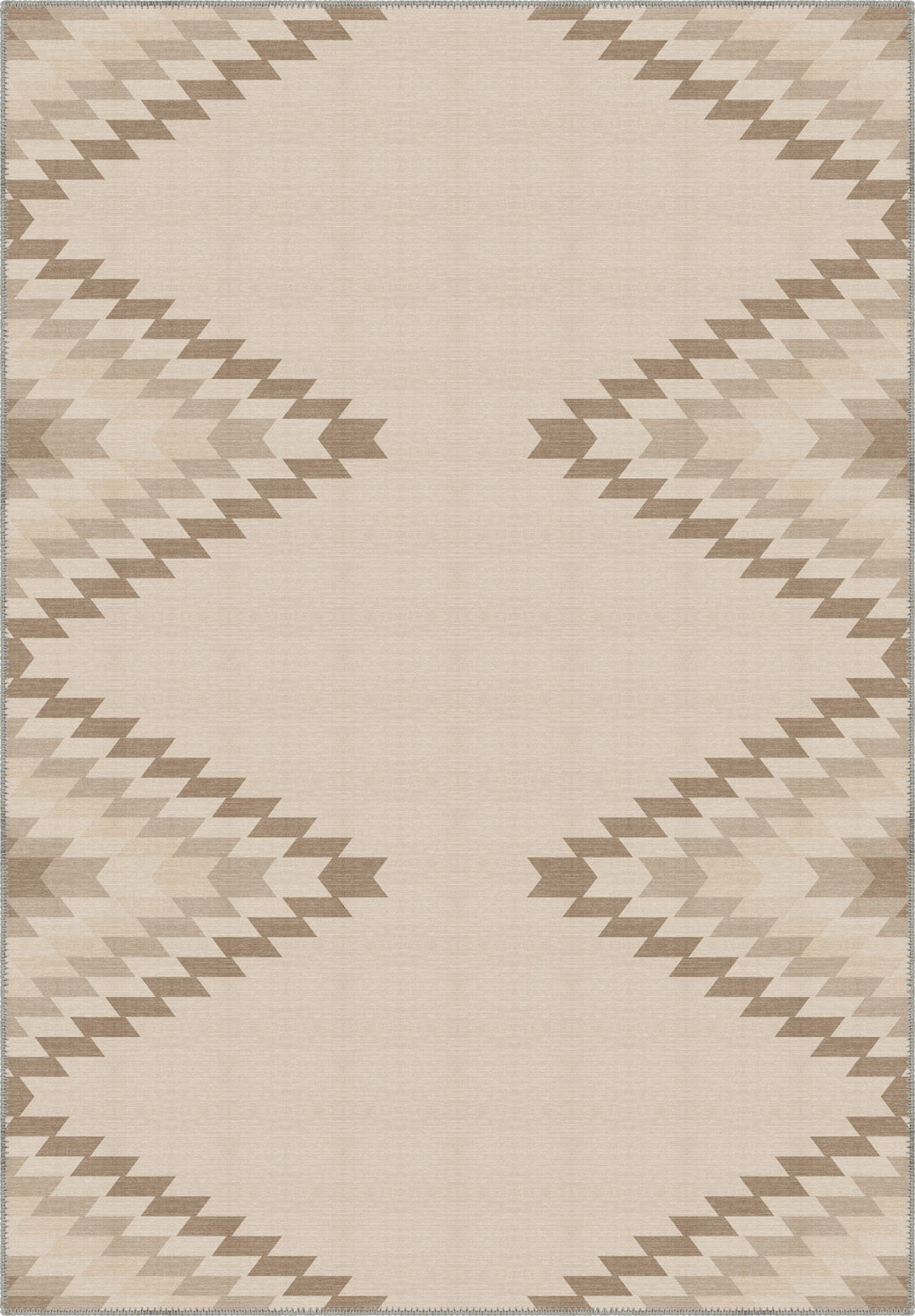 Cadmus Geometric Light Brown Rug