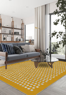 Thalia Geometric Yellow Rug