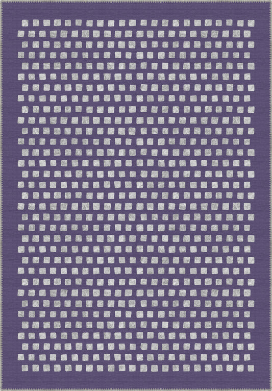 Thalia Geometric Purple Rug