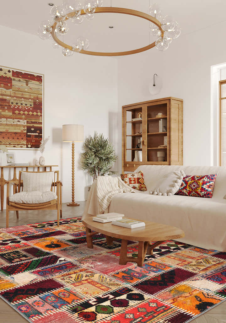 Marius Colourful Boho Rug