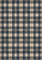 Odette Washable Plaid Rug