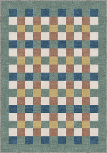 Liam Geometric Washable Rug