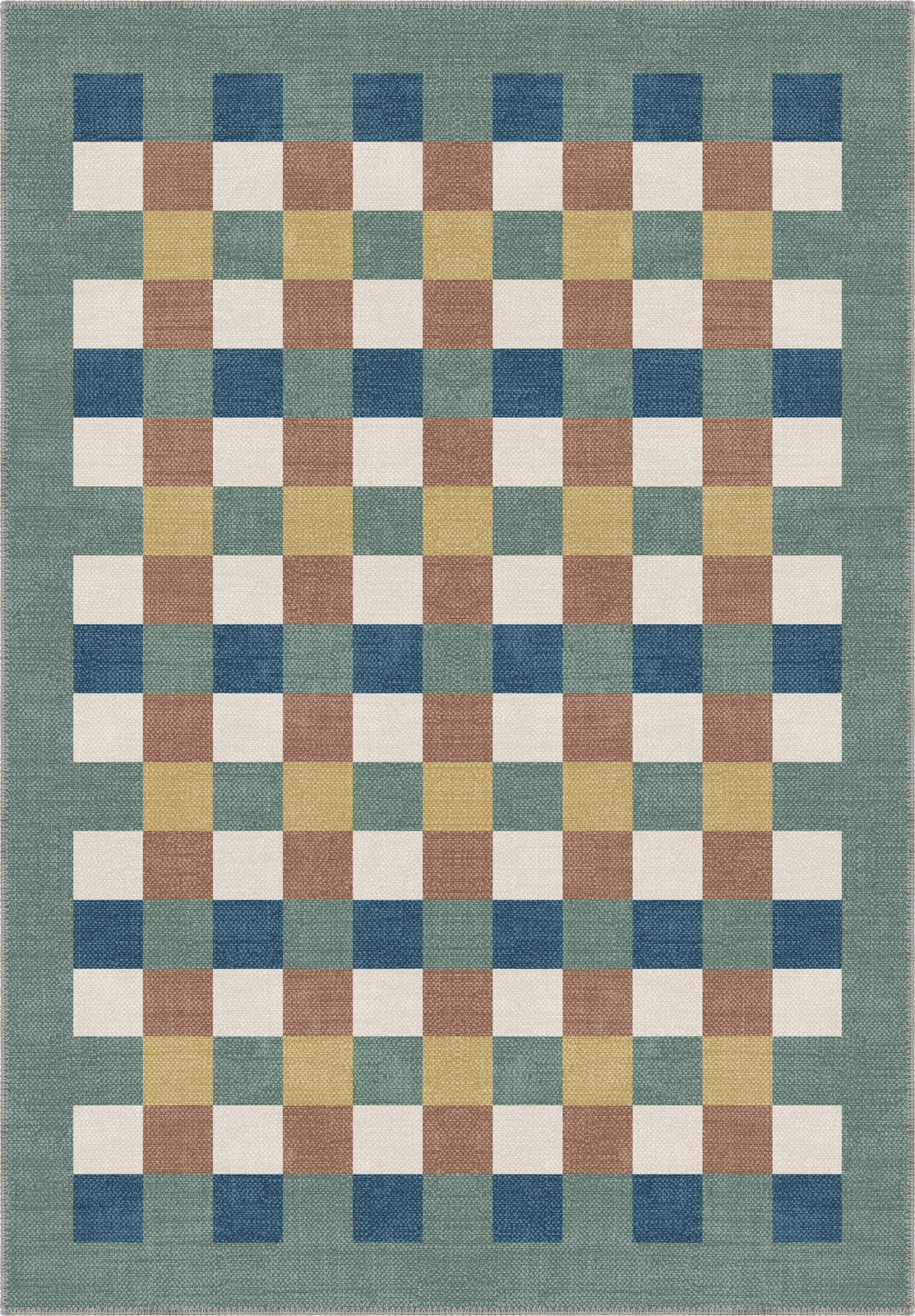 Liam Geometric Washable Rug