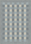 Liam Bordered Blue Washable Rug