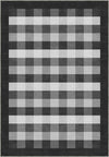 Liam Bordered Anthracite Rug