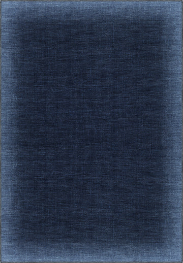 Madison Bordered Navy Blue Rug