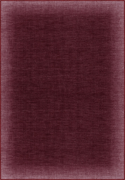 Madison Washable Burgundy Rug